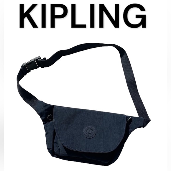 Kipling navy Blue fanny pack - Picture 1 of 7